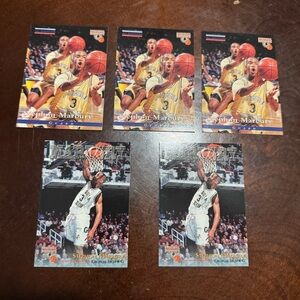 Stephon Marbury RC Lot Georgia Tech College Basketball Card Lot 5 Cards + More